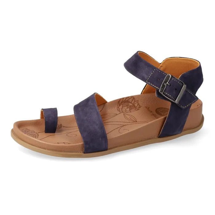 Ragaza : Ladies Leather Sandal in Navy