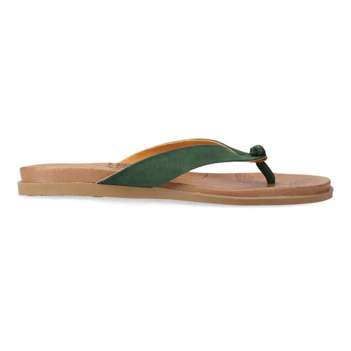 Pine toe-thong sandal.