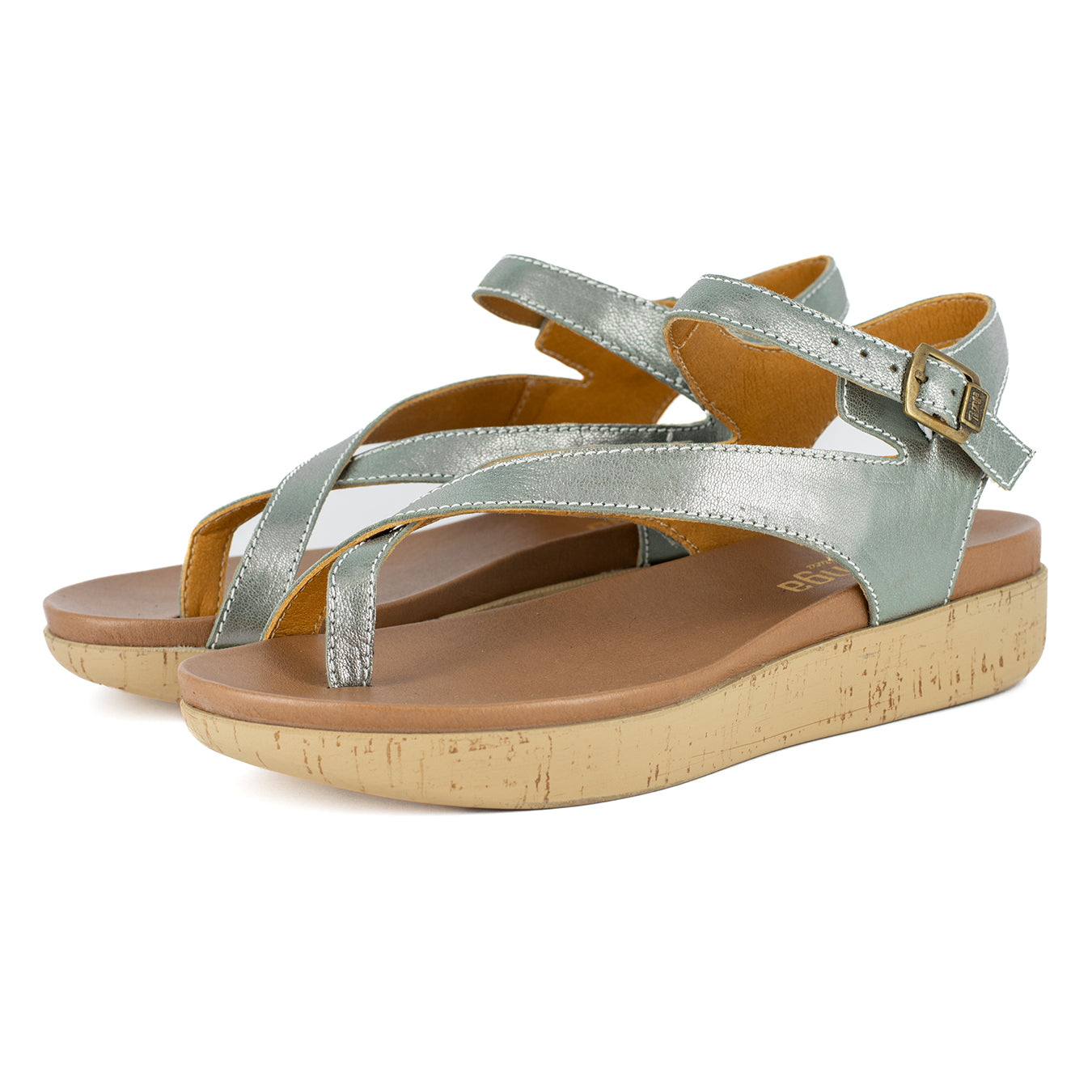 Umnyango : Ladies Leather Sandal in Tallio