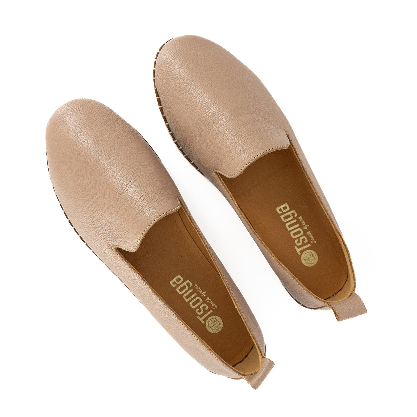 Solwezi : Ladies Leather Shoe in Timber