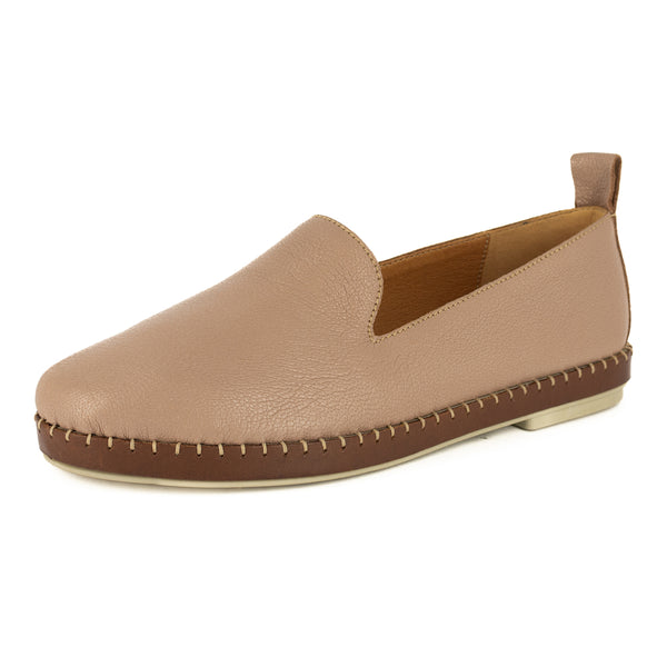 Solwezi : Ladies Leather Shoe in Timber Cayak