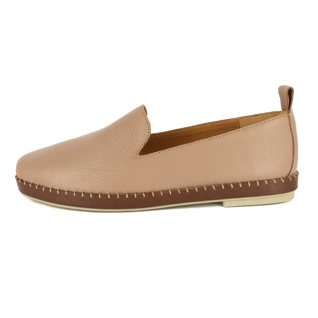 Solwezi : Ladies Leather Shoe in Timber