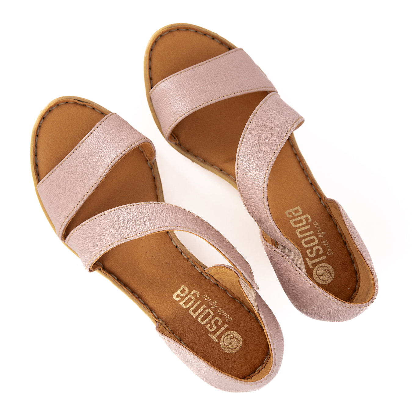 Nompempe : Ladies Leather High-Heel Sandal in Rose 2023