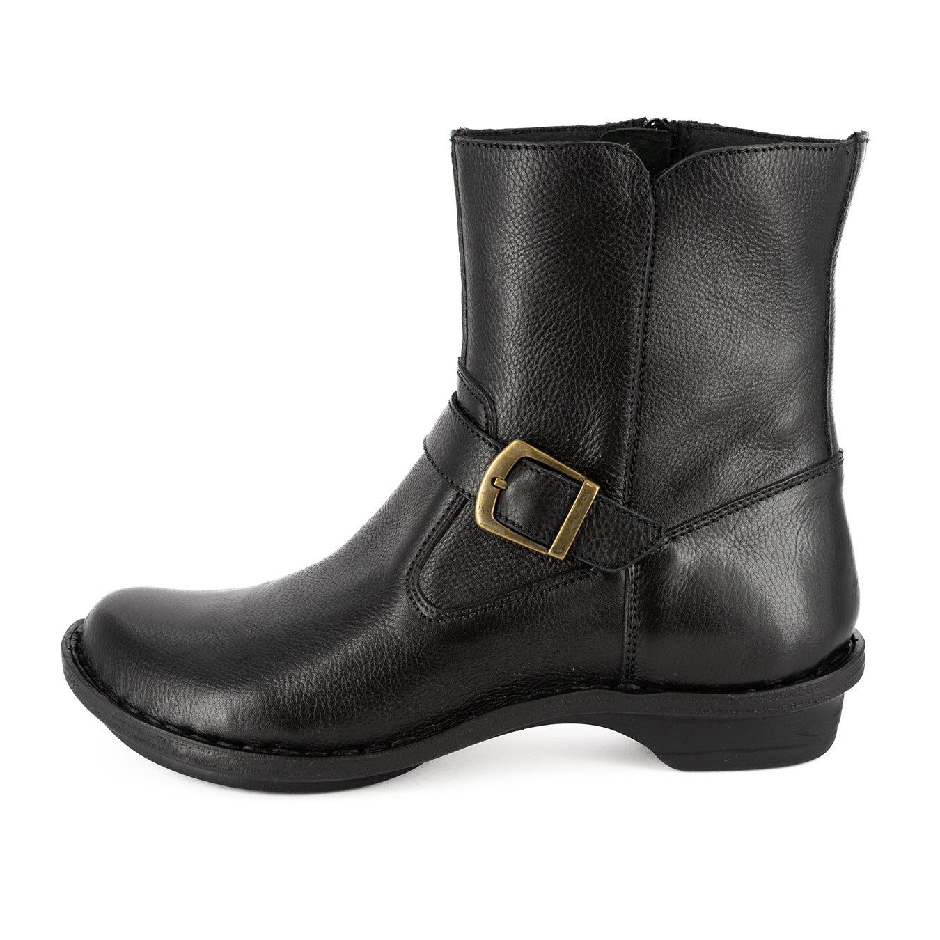 Shimoni : Ladies Leather Ankle Boot in Black