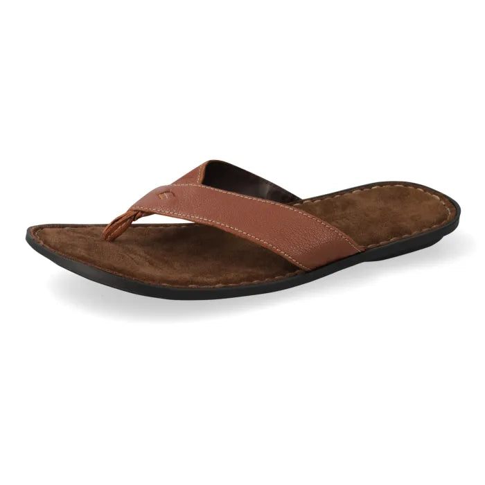 Umhlanga : Mens Leather Tslops Sandal in Suede Cayak