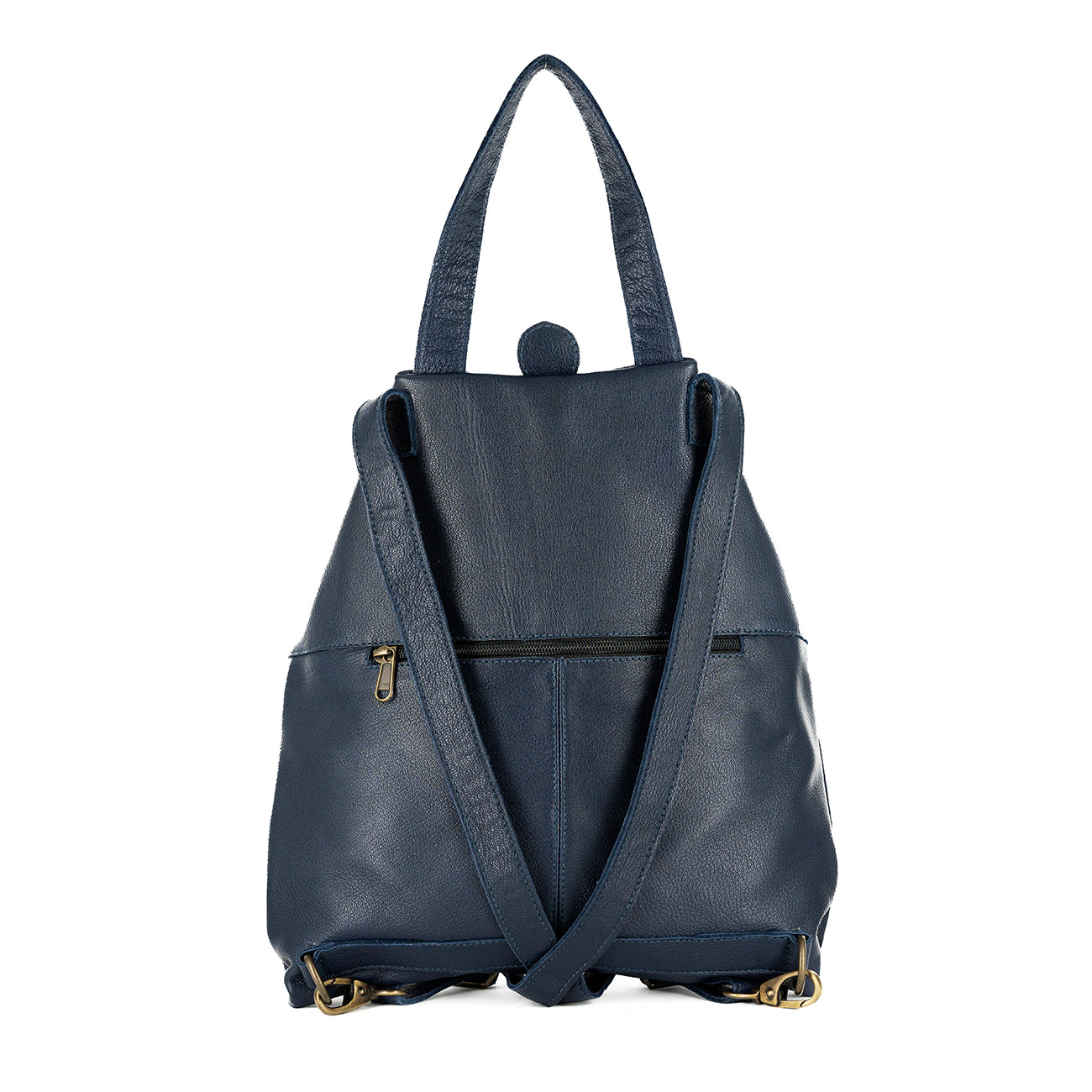 Ncumisa : Leather Backpack in Marine