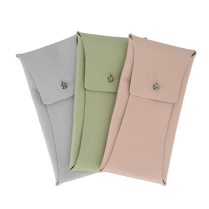 Nokweh : Ladies Leather Purse in Grey Mist