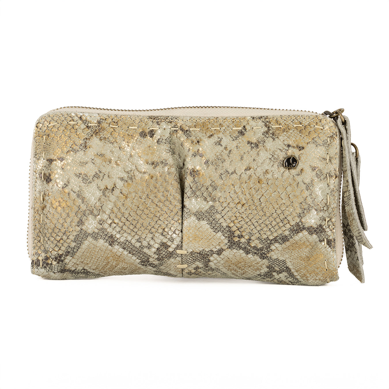 Olwethu : Ladies Leather Clutch Purse in Opal Rockafella