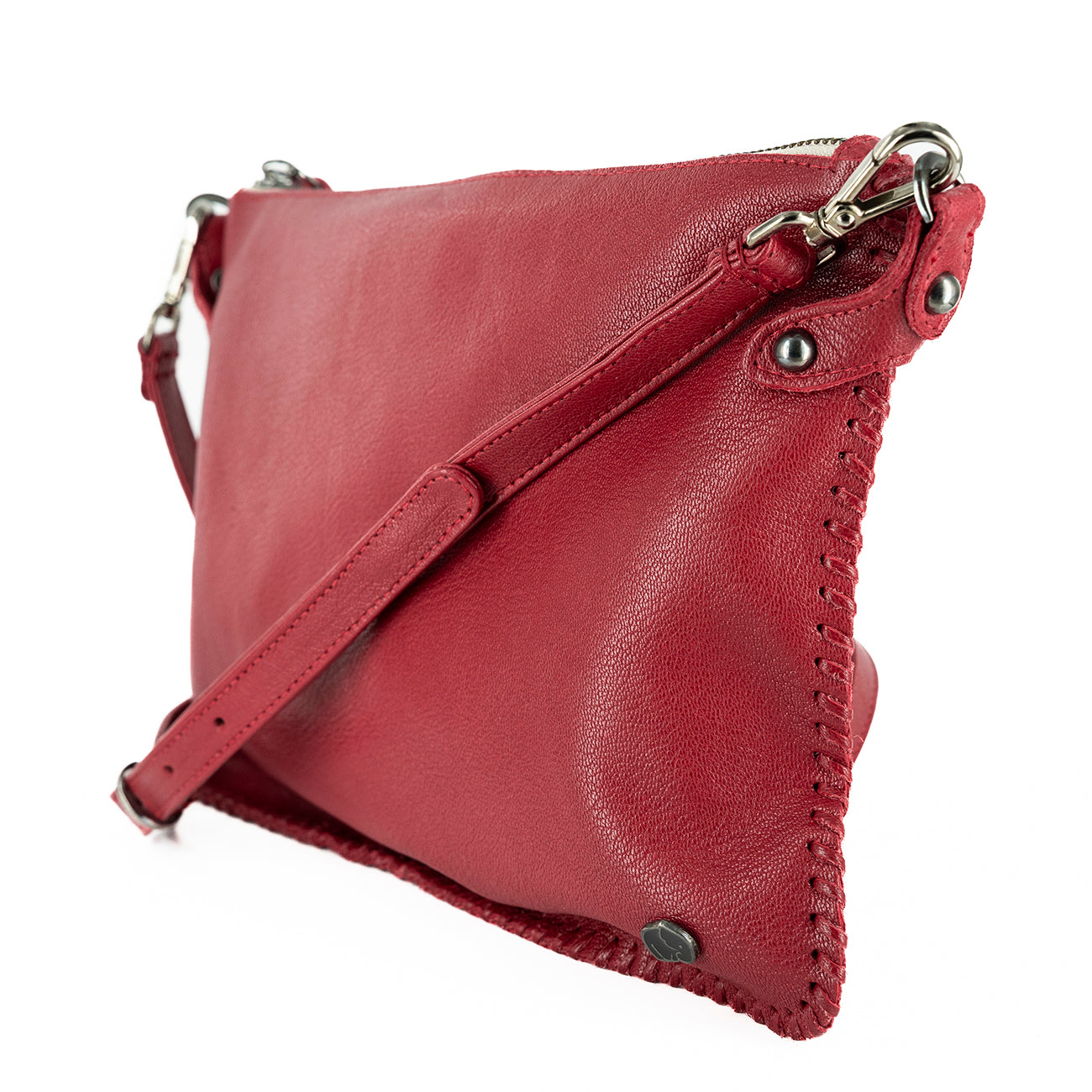 Rantu : Ladies Leather Crossbody Handbag in Valentine