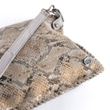 Rantu : Ladies Leather Crossbody Handbag in Opal Rockafella and Quarry