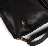 Ncumisa : Leather Backpack in Black Vintage