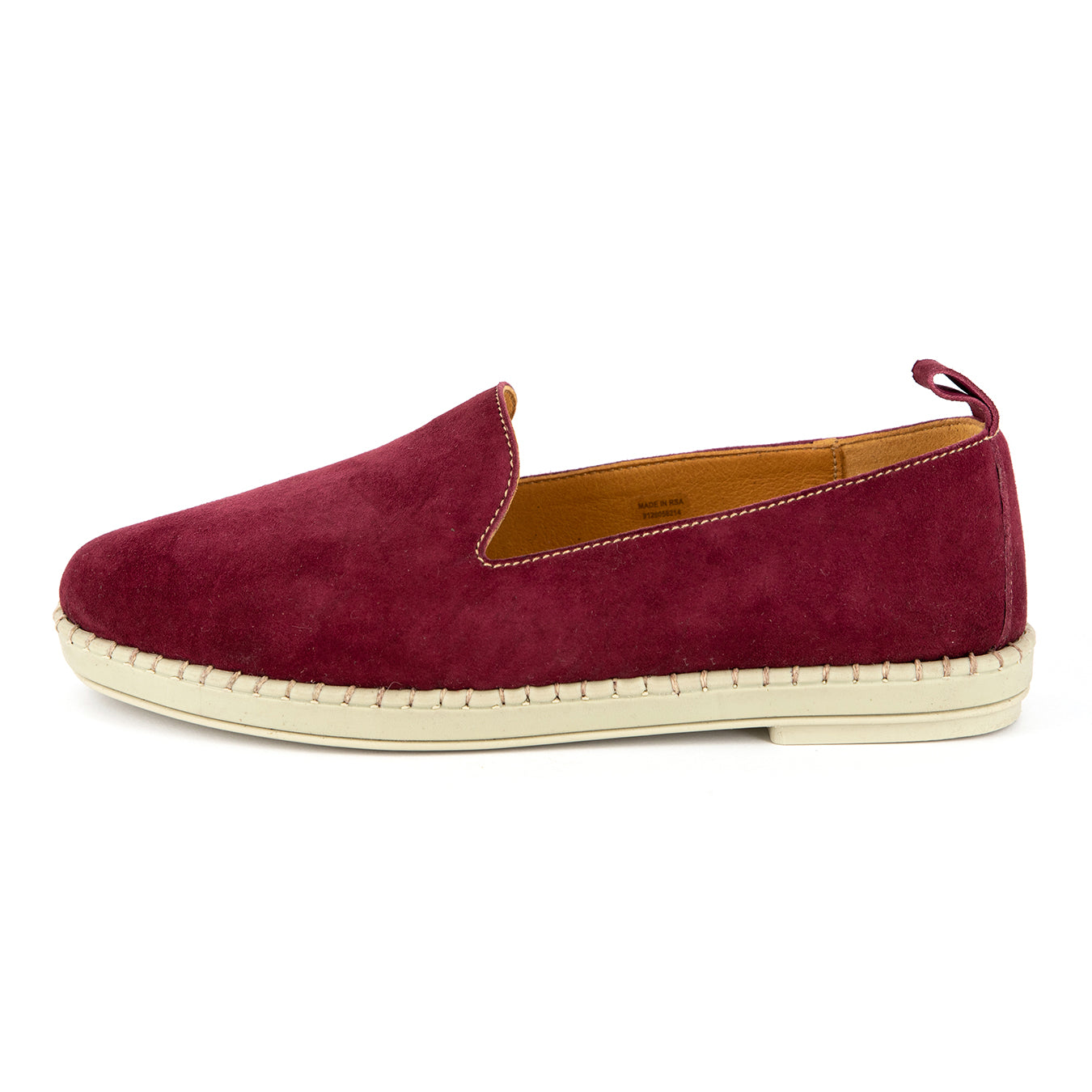 Induduzo : Ladies Leather Shoe in Burgundy