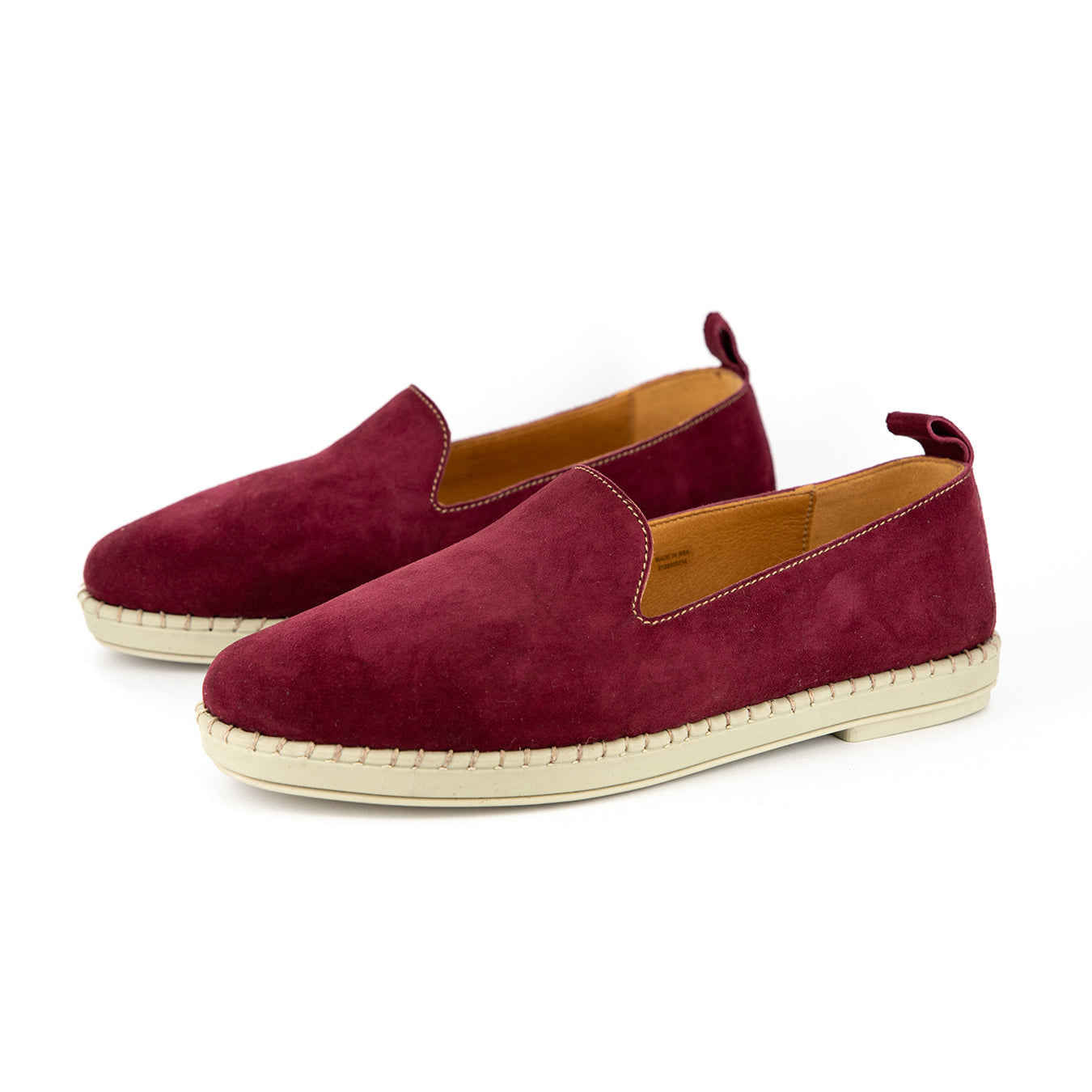 Induduzo : Ladies Leather Shoe in Burgundy