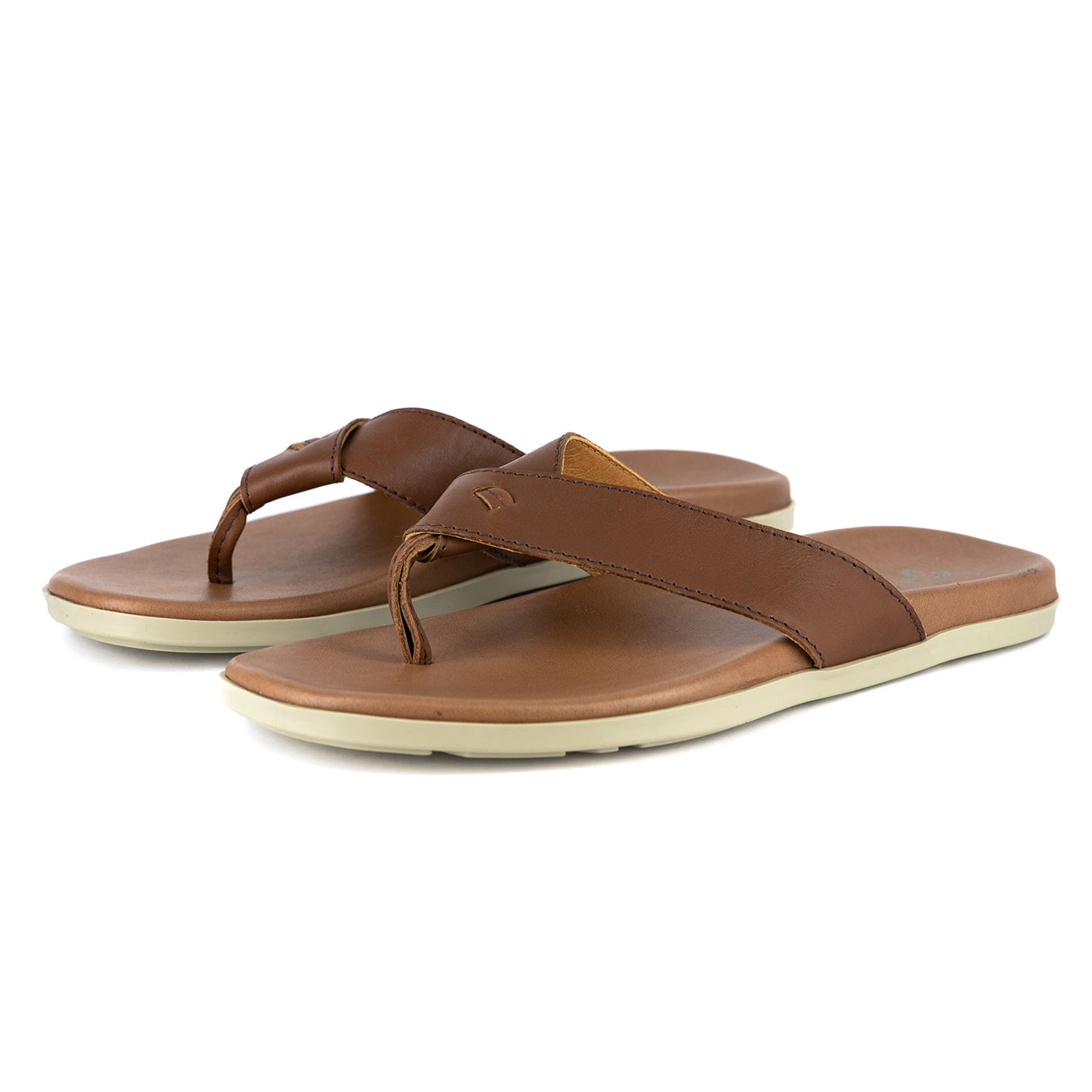 Lotaba : Mens Leather Tslops Sandal in Colt Rosie