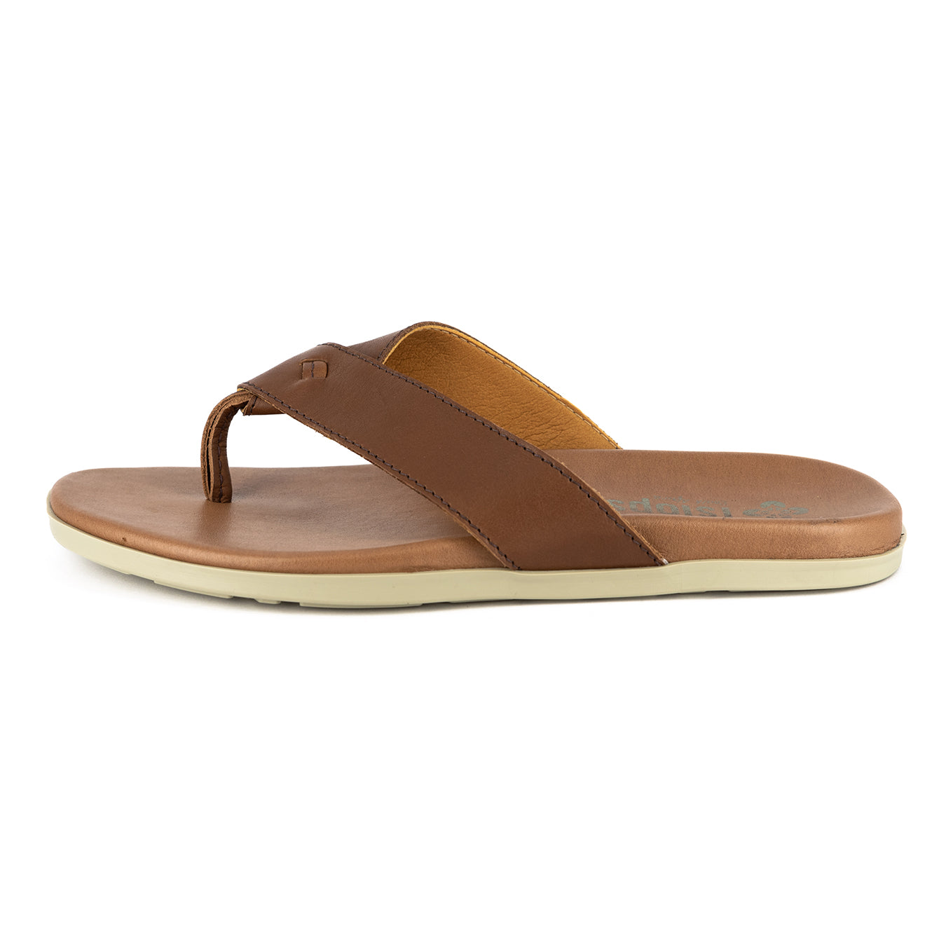 Lotaba : Mens Leather Tslops Sandal in Colt Rosie