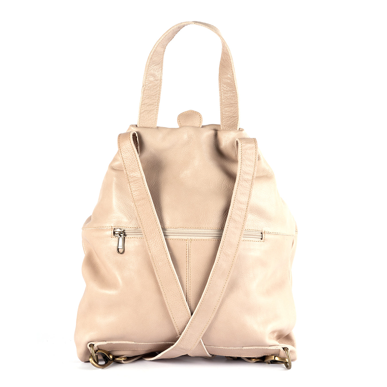 Ncumisa : Leather Backpack in Gravel