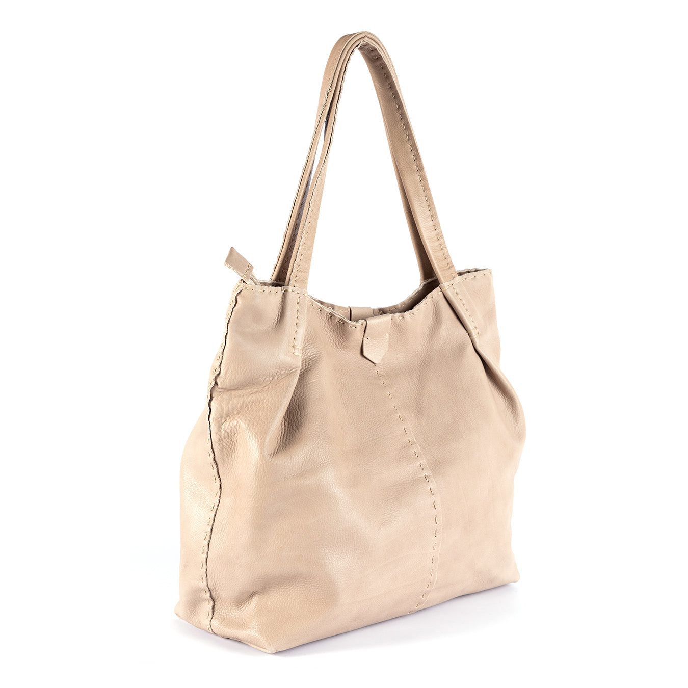 Novuka : Ladies Leather Handbag in Gravel