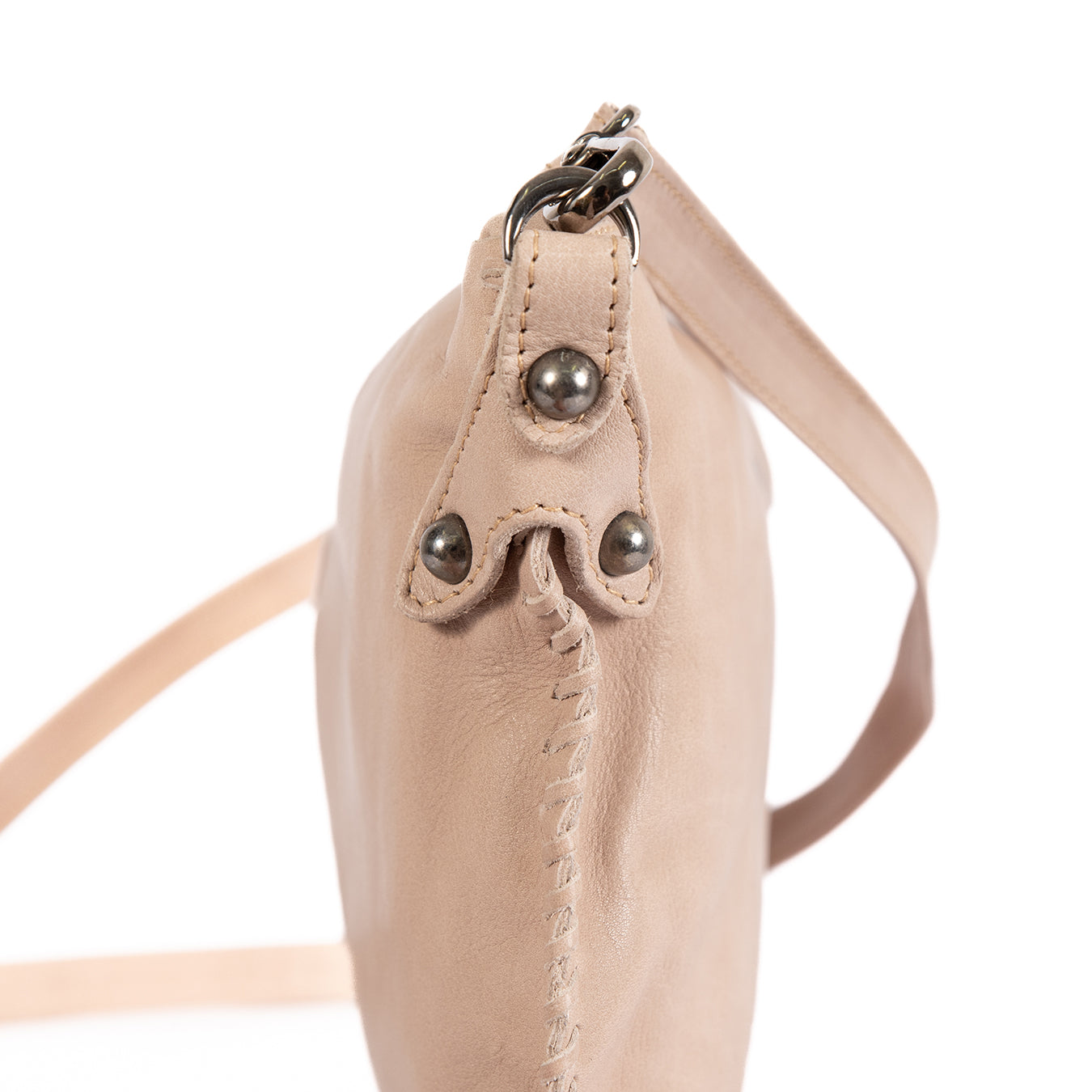 Rantu : Ladies Leather Crossbody Handbag in Gravel