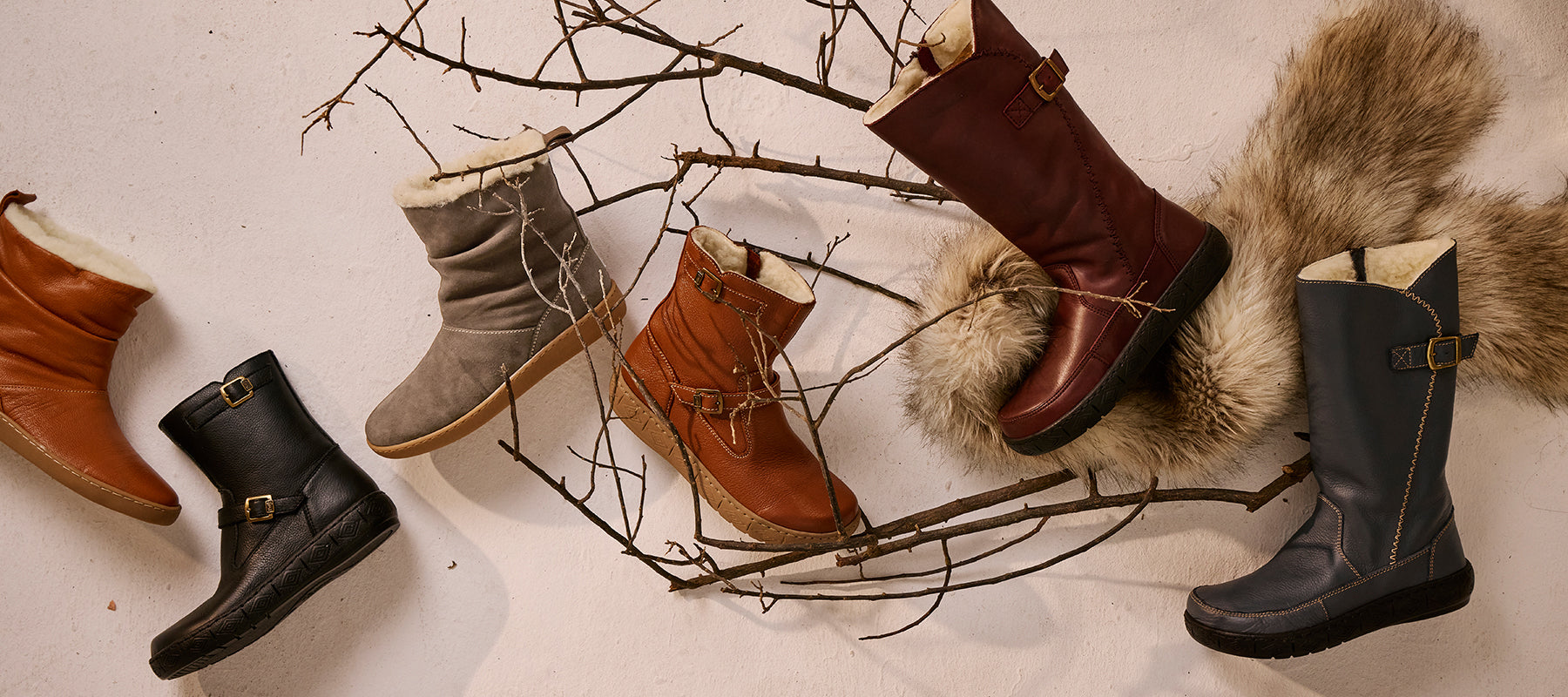 Womens Wool-Lined Boots
