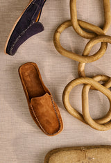 Bakgatla : Mens Leather Mule in Donkey Velutto