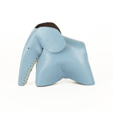 Peaches : Medium Elephant Family Accessory in Blue Leather