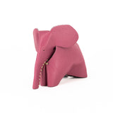 Peaches : Medium Elephant Family Accessory in Pink Leather