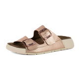 Masego : Ladies Leather Sandal in Rose Gold