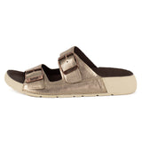 Mabhuda : Ladies Leather Sandal in Sabbia