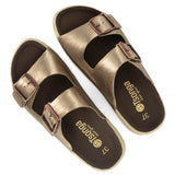 Mabhuda : Ladies Leather Sandal in Sabbia