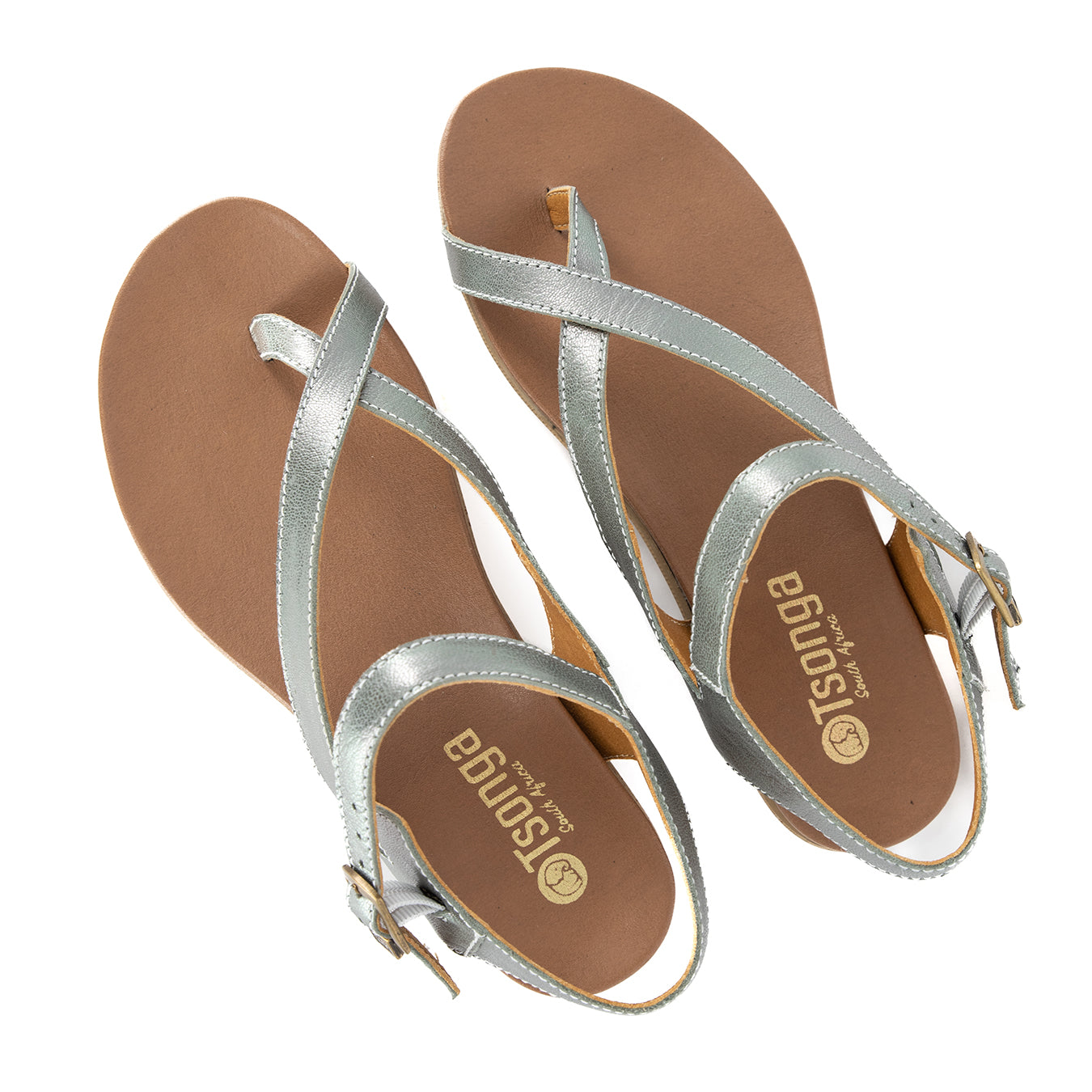 Umnyango : Ladies Leather Sandal in Tallio