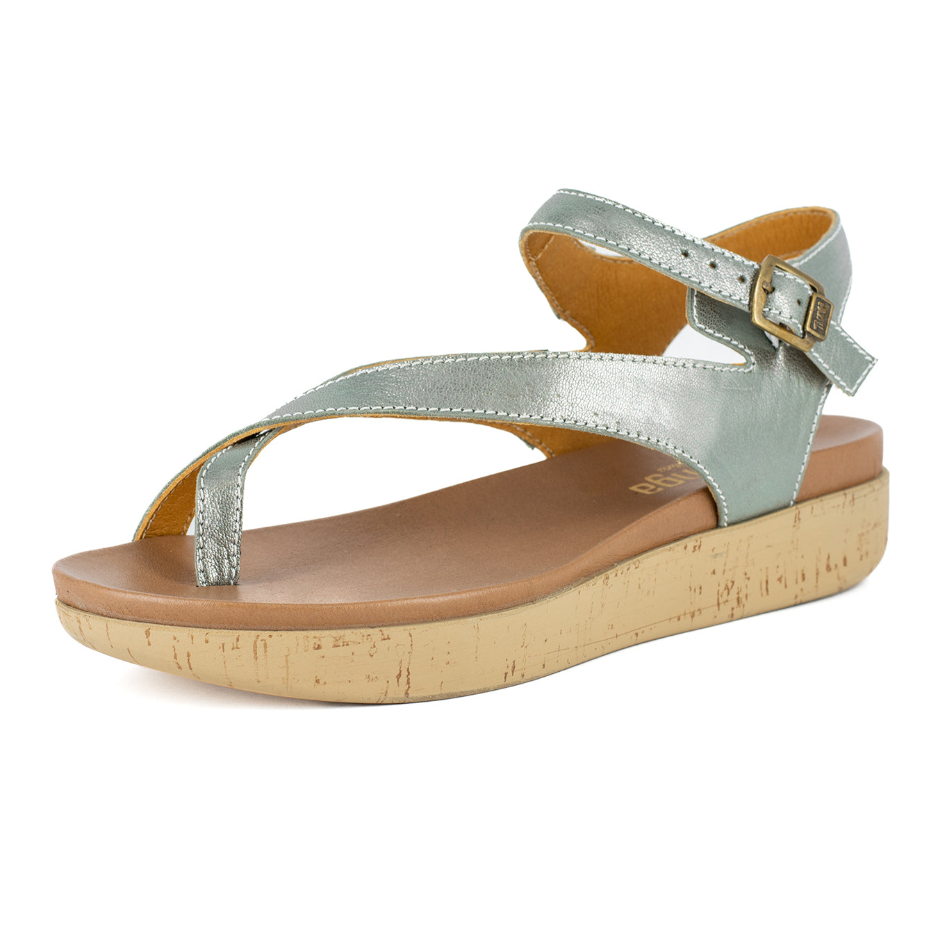 Umnyango : Ladies Leather Sandal in Tallio