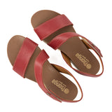 Otavi : Ladies Leather Sandal in Valentine Cayak