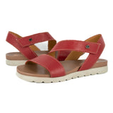 Otavi : Ladies Leather Sandal in Valentine Cayak