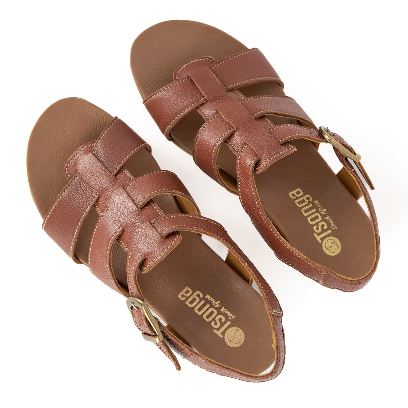 Chifundo : Ladies High-Heeled Leather Sandal in Suede