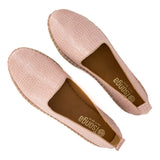 Indzima : Ladies Leather Espadrille Shoe in Foster Coco Lux