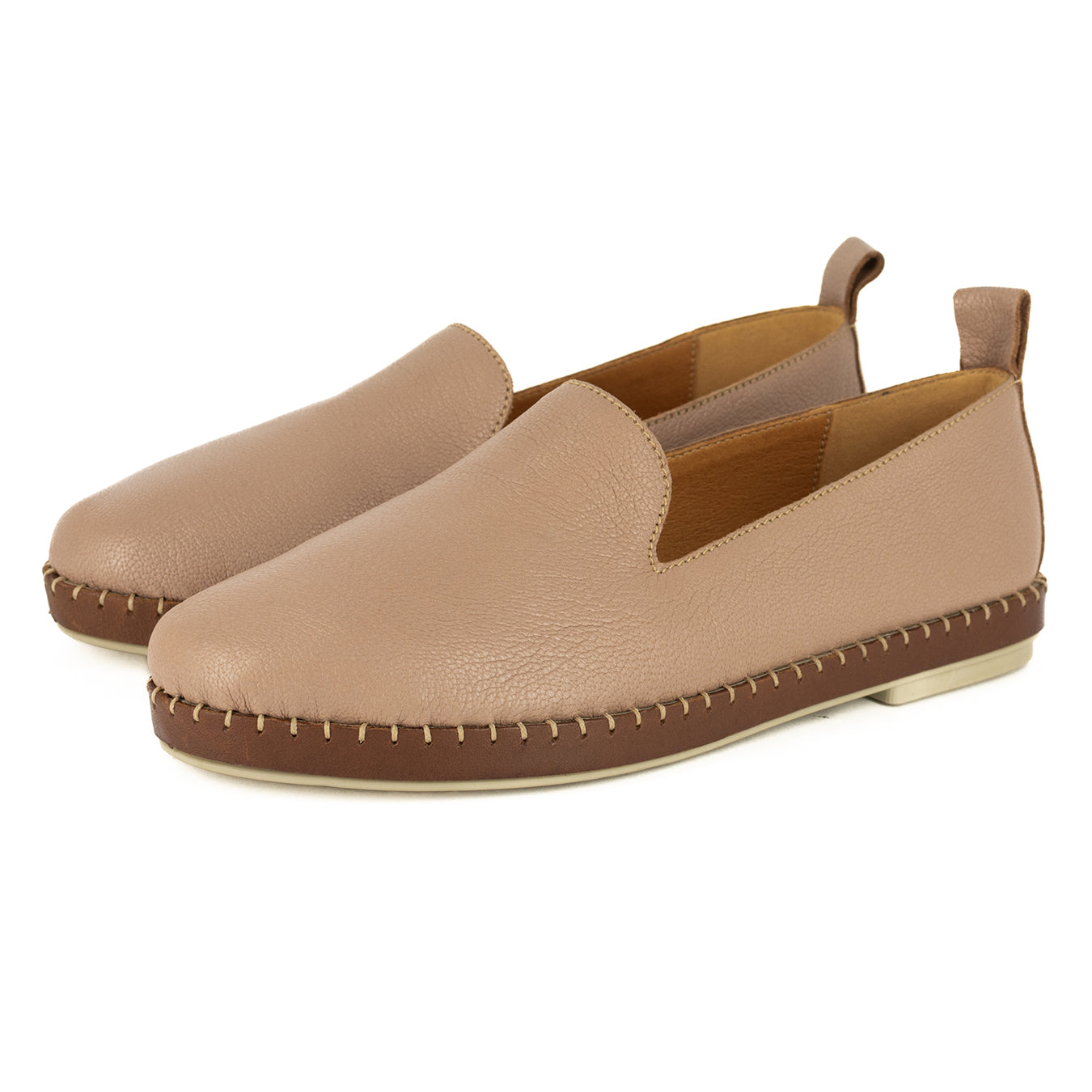 Solwezi : Ladies Leather Shoe in Timber