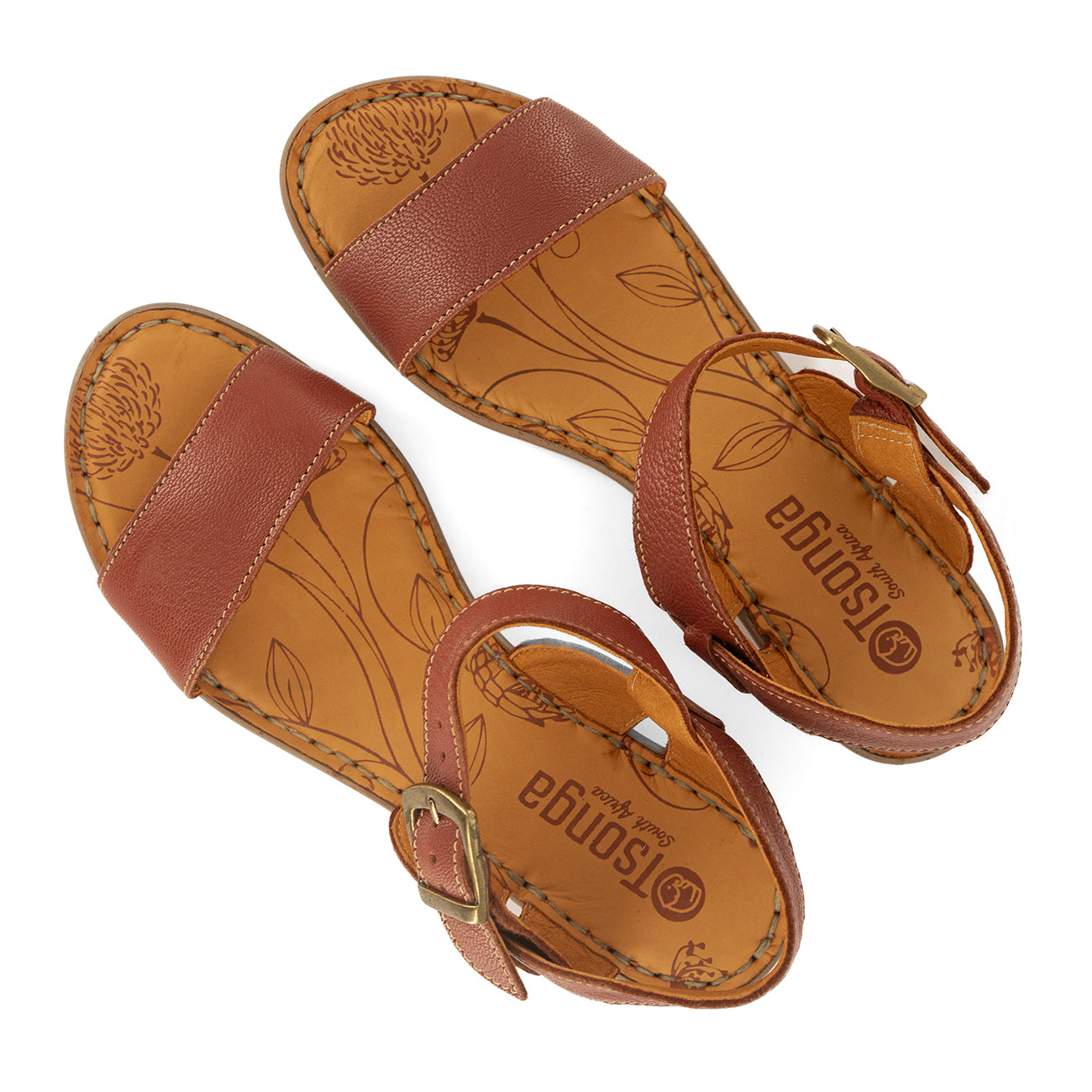 Kangcono : Ladies Leather Sandal in Suede