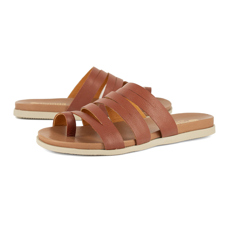 Abuye : Ladies Leather Sandal in Suede