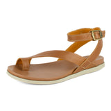 Ugalonci : Ladies Leather Sandal in Hazel