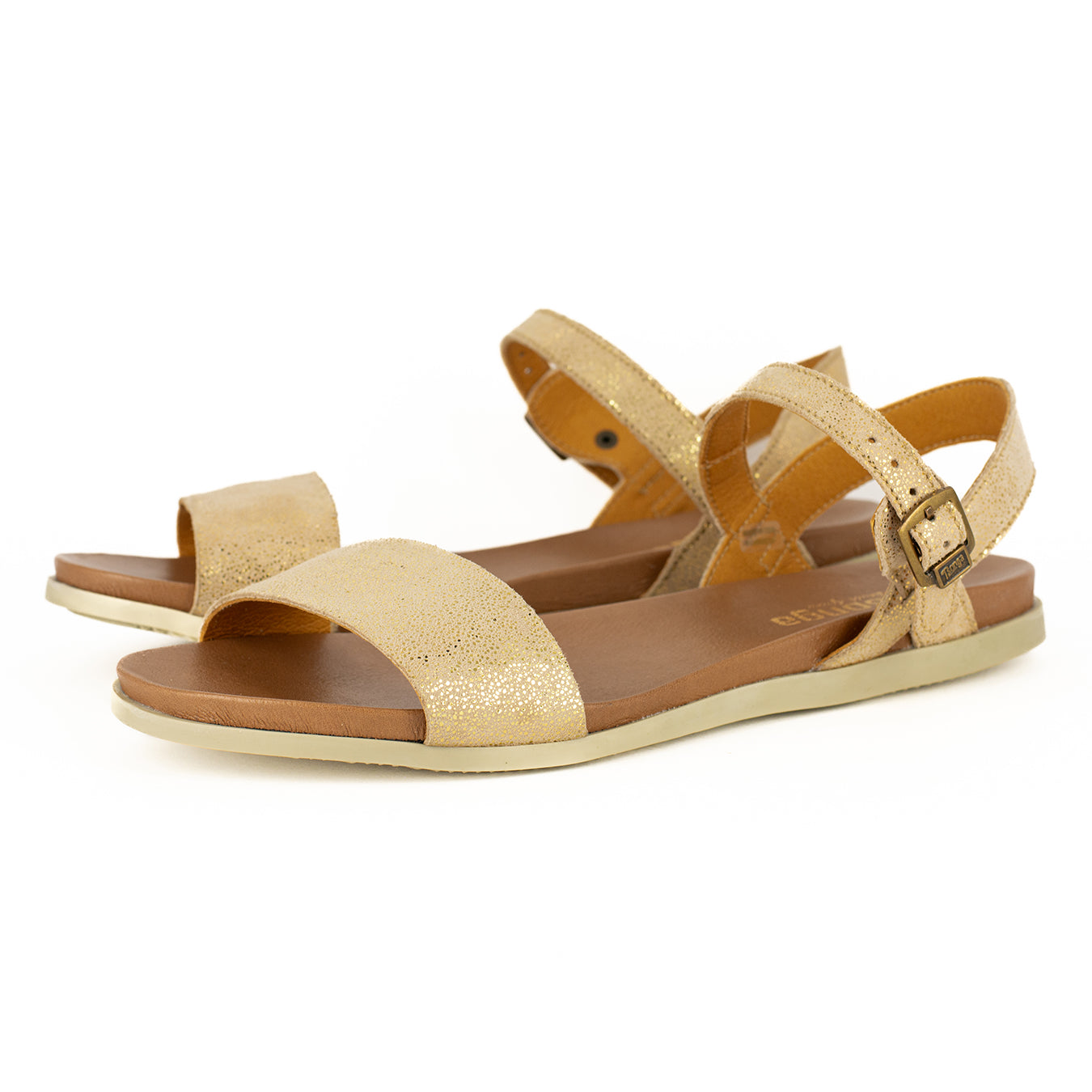 Ntweza : Ladies Leather Sandal in Glitter