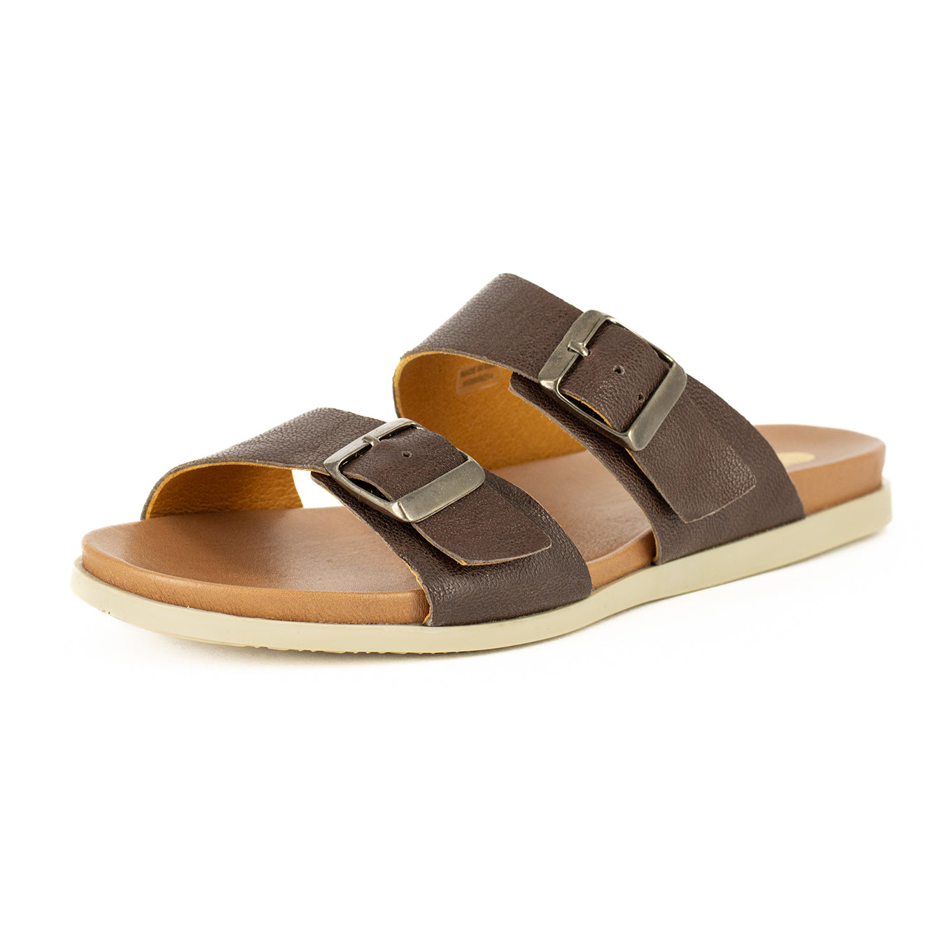 Uhuru : Ladies Leather Sandal in Coffee