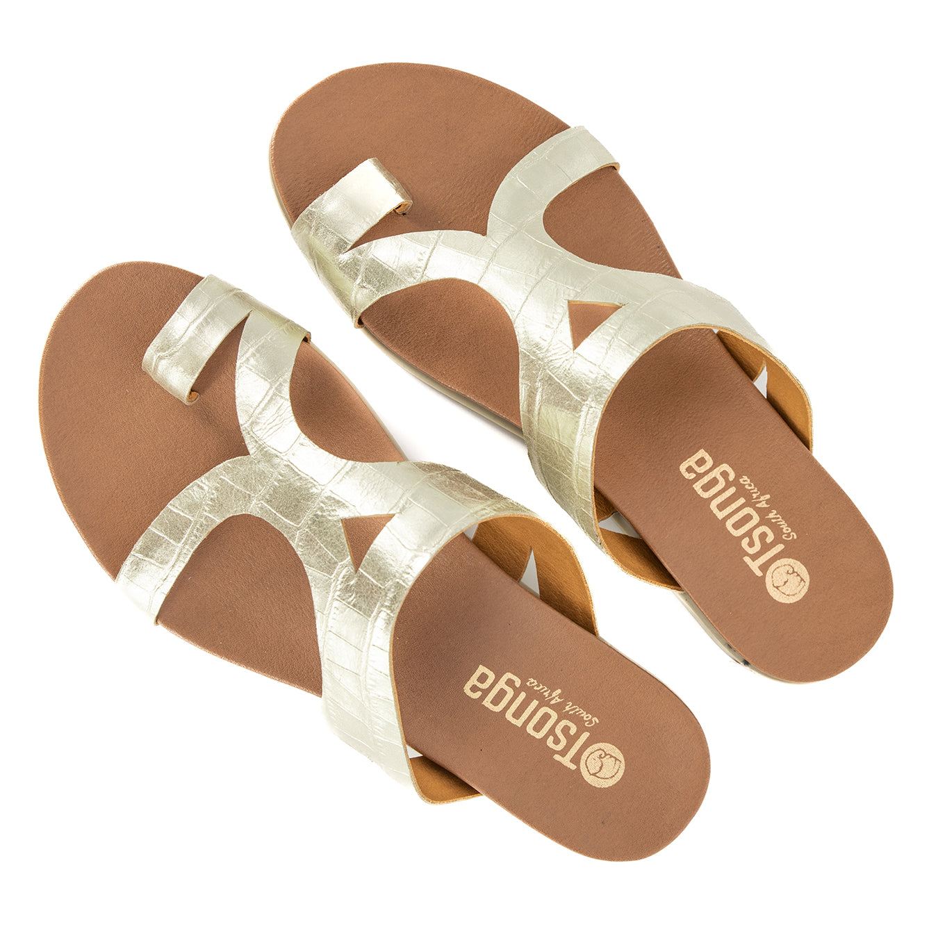 Zawadi : Ladies Leather Sandal in Indocine