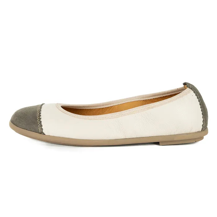 Flats with beige and grey colour scheme on a white background