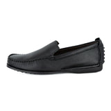 Banakho : Mens Leather Moccasin in Black Natan