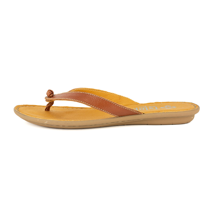 Esitolo : Ladies Leather Tslops Sandal in Suede Cayak