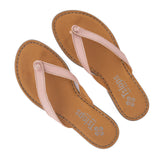 Esitolo : Ladies Leather Tslops in Pink Cayak