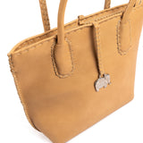 Azetha : Ladies Leather Shopper Handbag in Camel Vintage