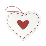 Christmas Heart : Christmas Decor Accessory in White & Valentine Cayak