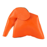 Marula : Large Elephant Family Accessory in Coral Leather