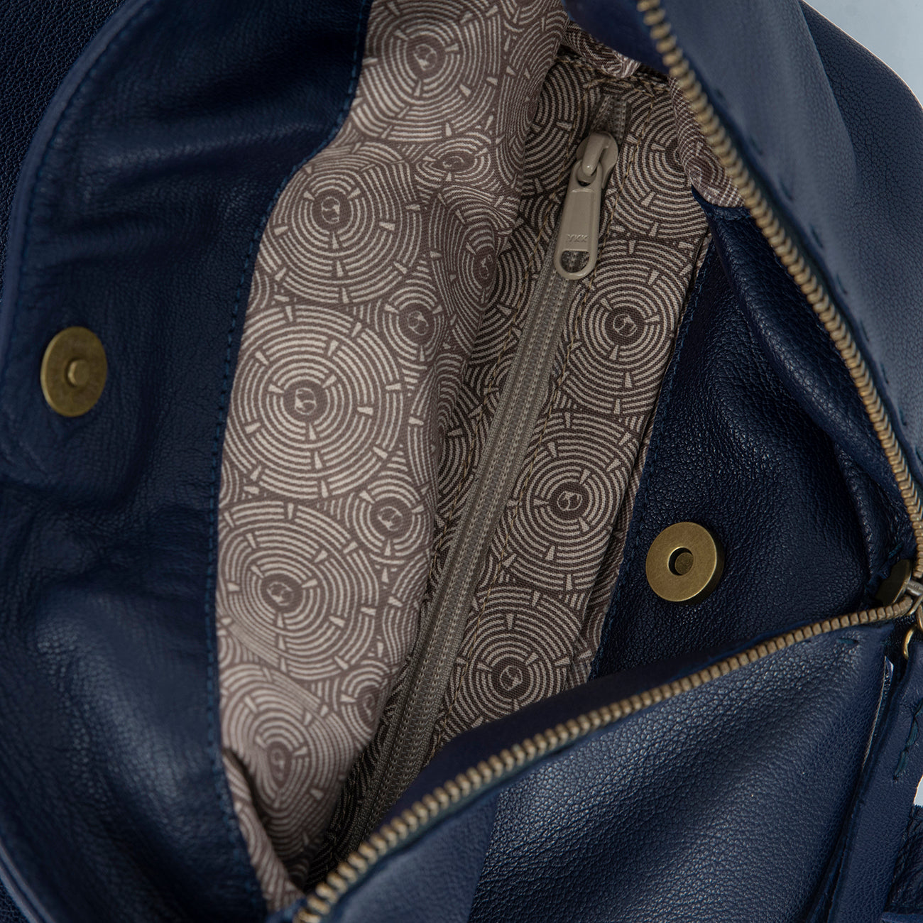 Ncumisa : Leather Backpack in Marine